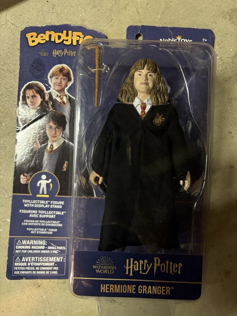 BendyFigs Wizarding Worldof Harry Potter: HERMIONE GRANGER 7" Figure w/Stand!